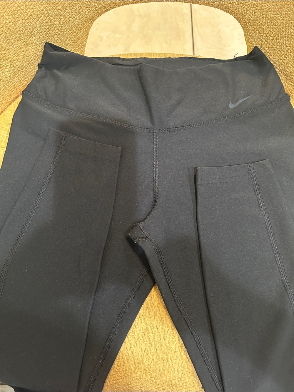 Nike Kids Black Athletic Leggings with Side Pockets